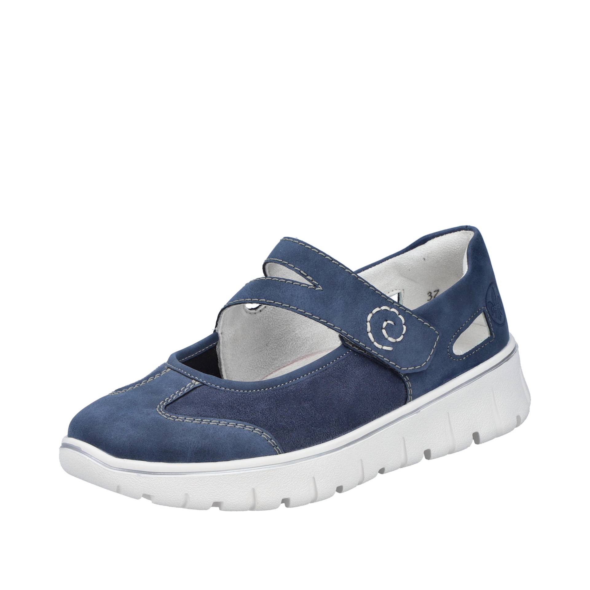 FSK Damen Halbschuhe jeans/jeans - Gr. - 40 von Rieker