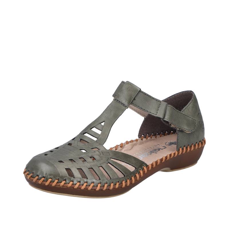 FSK Damen Halbschuhe olive - Gr. - 37 von Rieker