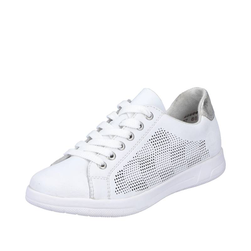 FSK Damen Halbschuhe weiss/fog-silver/weiss - Gr. - 42 von Rieker