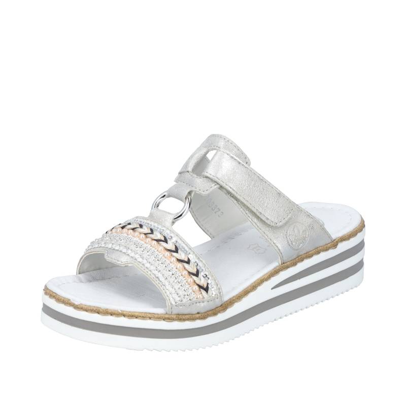 FSK Damen Sandalen fog-silver - Gr. - 39 von Rieker