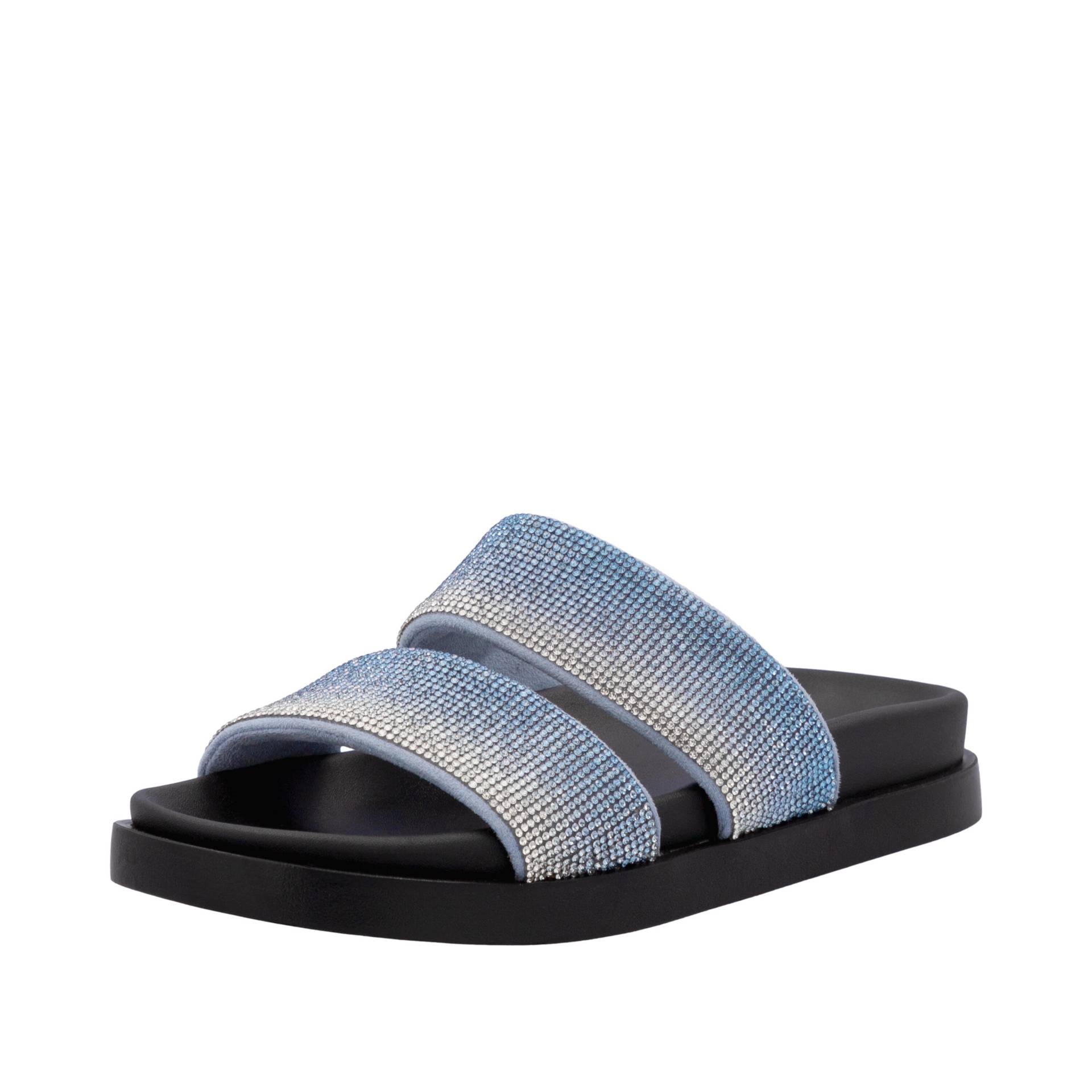 FSK Damen Sandalen jeans-transparent/violablue - Gr. - 40 von Rieker