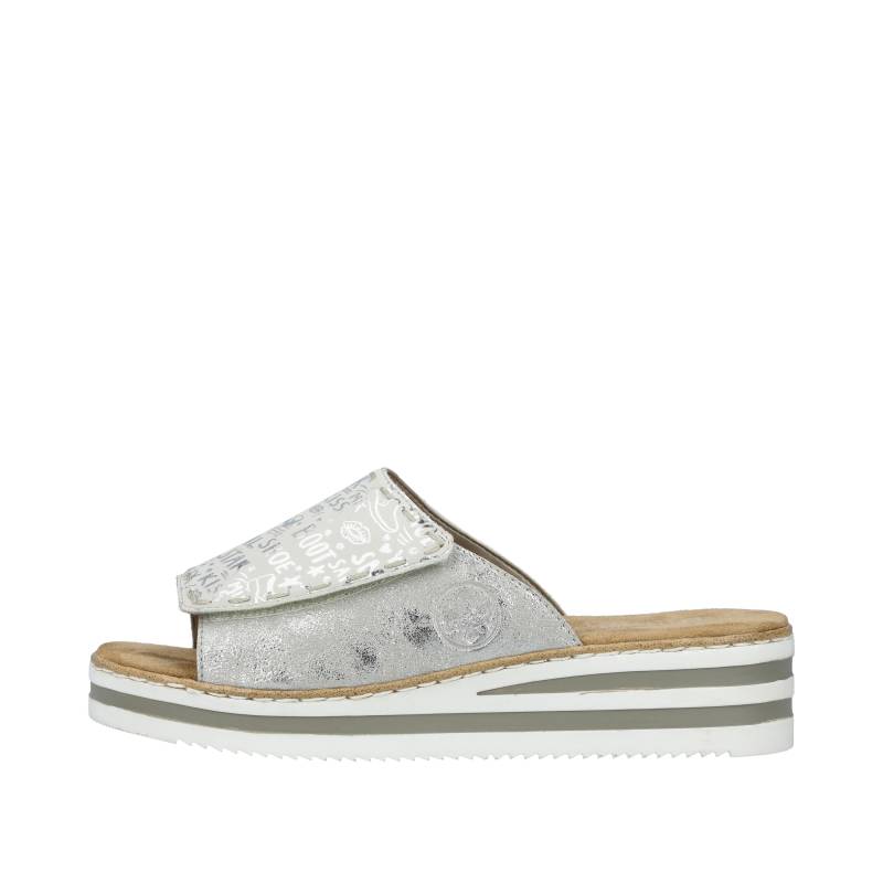 FSK Damen Sandalen kreide-silver/fog-silver - Gr. - 39 von Rieker