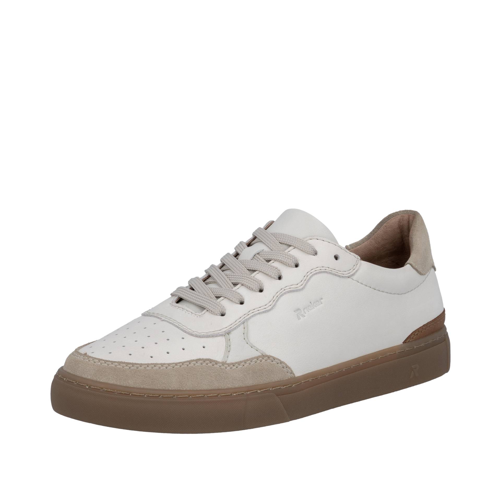 FSK Herren Halbschuhe lehm/marshmallow/nuss/offwhite - Gr. - 45 von Rieker