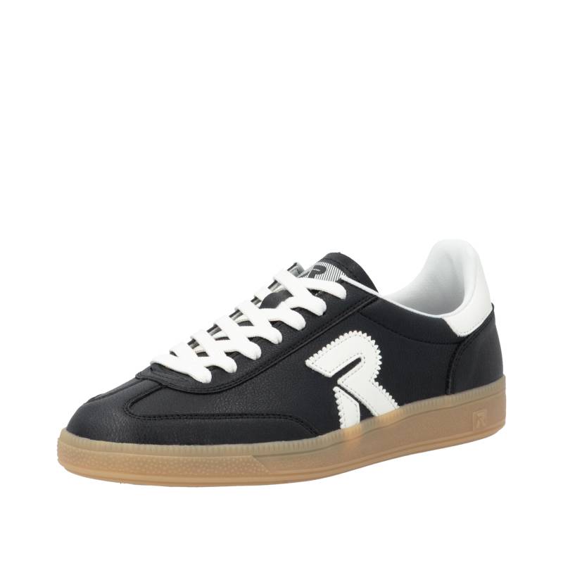 FSK Herren Halbschuhe schwarz/offwhite - Gr. - 41 von Rieker