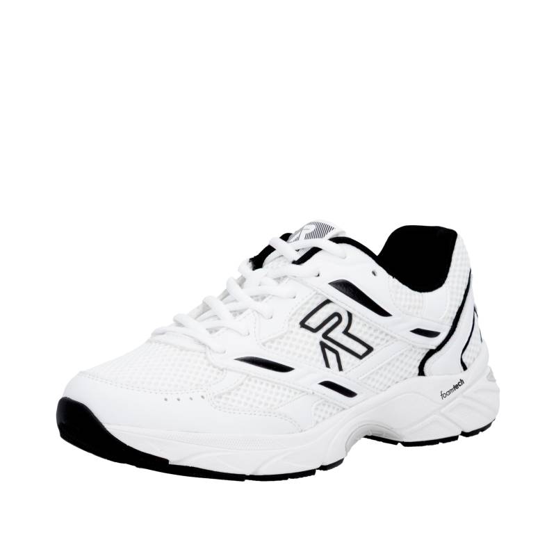 FSK Herren Halbschuhe weiss/weiss/schwarz - Gr. - 43 von Rieker