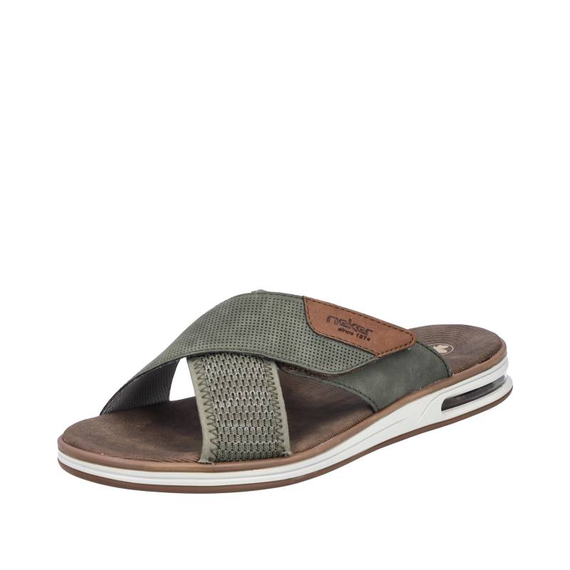 FSK Herren Sandalen salbei/moor/nuss - Gr. - 47 von Rieker