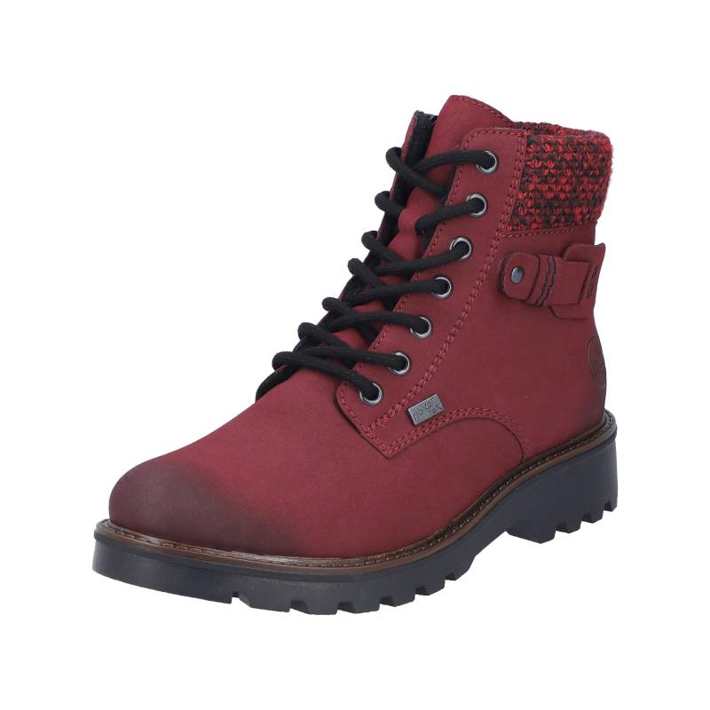 HWK Damen Stiefel bordeaux/rot-schwarz - Gr. - 38 von Rieker
