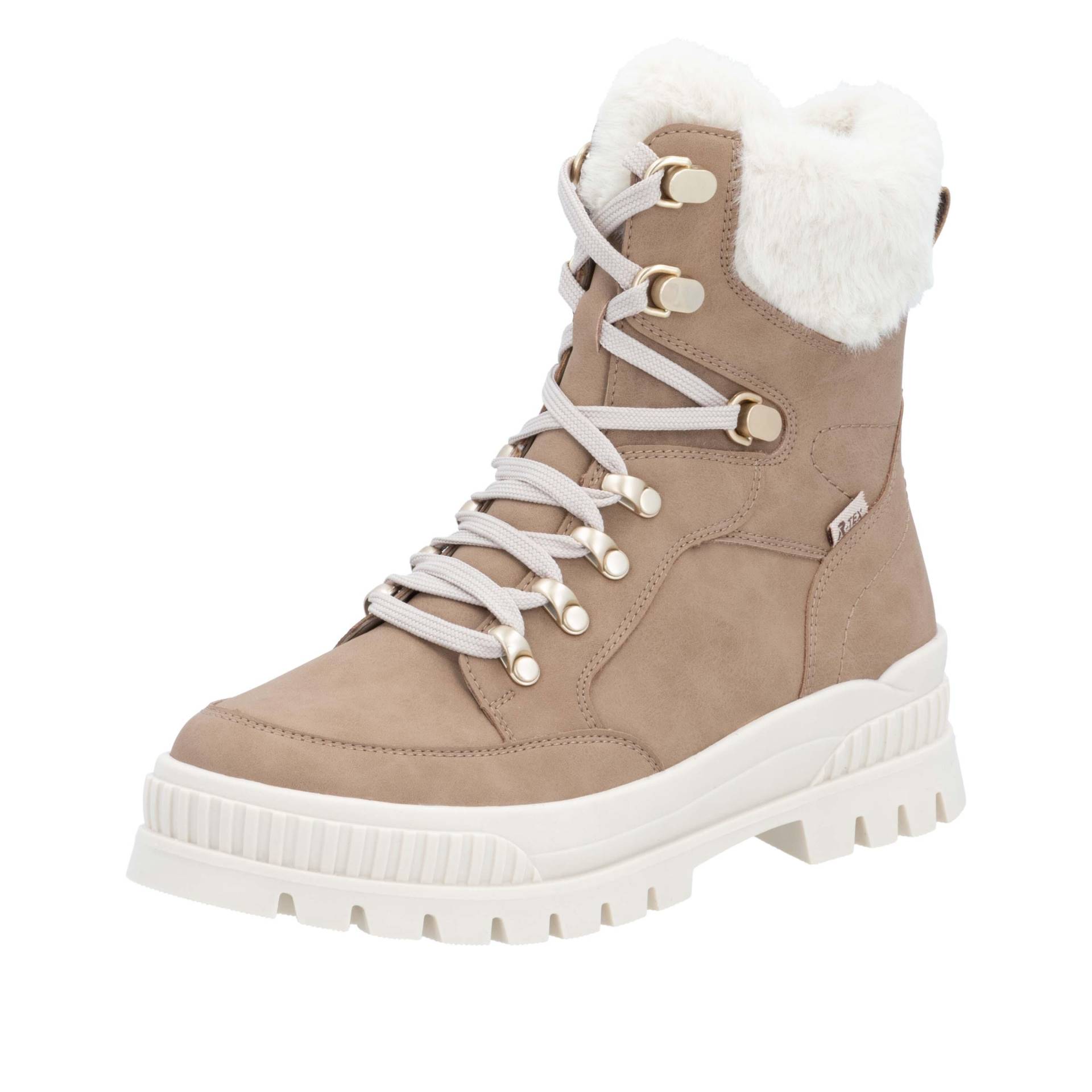 HWK Damen Stiefel camel/cotton/fango - Gr. - 39 von Rieker