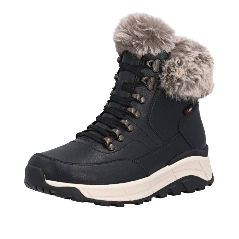 HWK Damen Stiefel schwarz/murmel - Gr. - 38 von Rieker