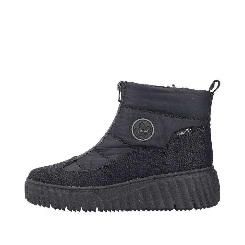 HWK Damen Stiefel schwarz/schwarz - Gr. - 39 von Rieker