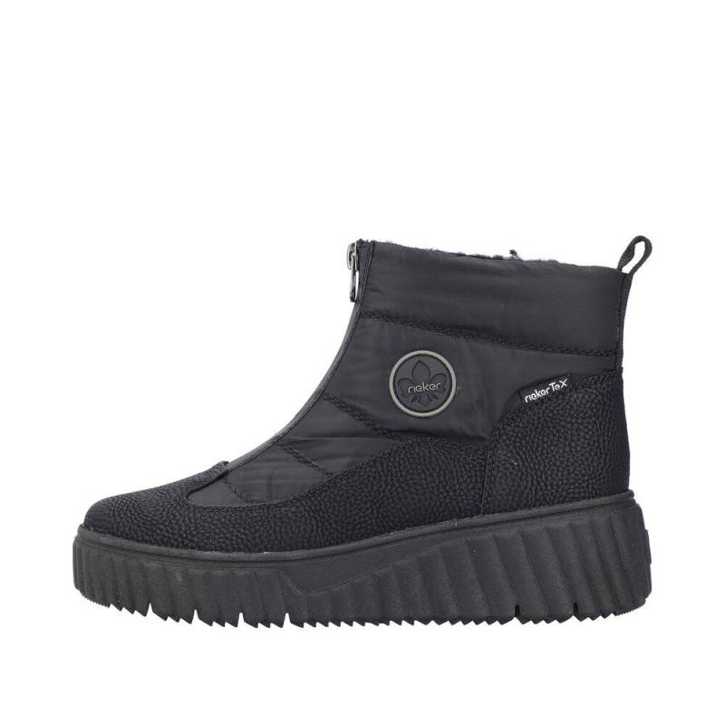 HWK Damen Stiefel schwarz/schwarz - Gr. - 39 von Rieker