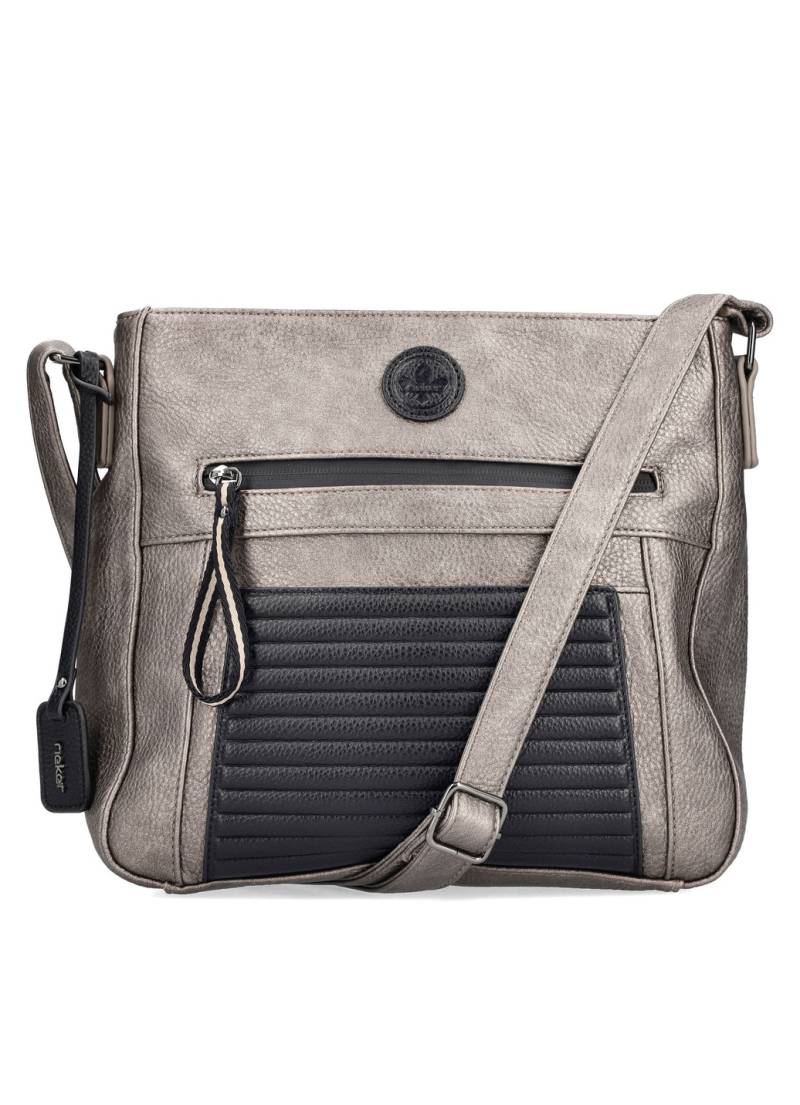 Rieker, Tasche, Damen, mit Magnetverschluss-Vorfach, Bronze-Schwarz Rieker, Tasche, Damen, mit Magnetverschluss-Vorfach, Bronze-Schwarz von Rieker