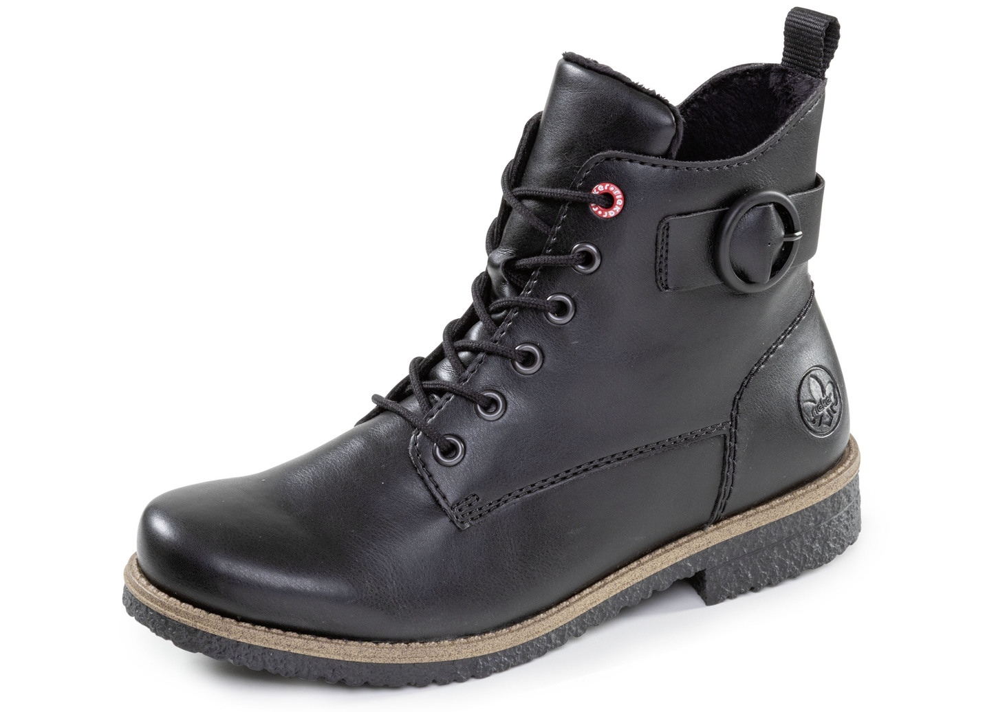 Rieker, klassische Damen-Stiefeletten, mit Reißverschluss, Schwarz, Größe 37 von Rieker
