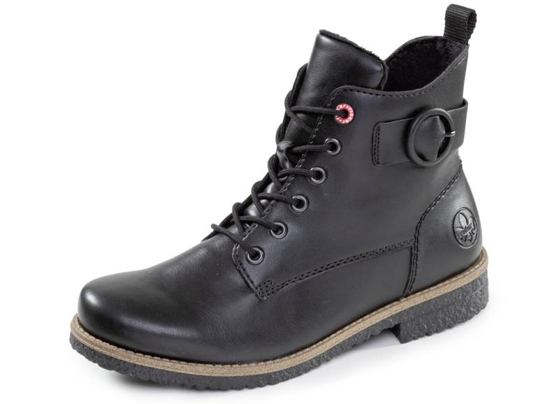Rieker, klassische Damen-Stiefeletten, mit Reißverschluss, Schwarz, Größe 38 von Rieker