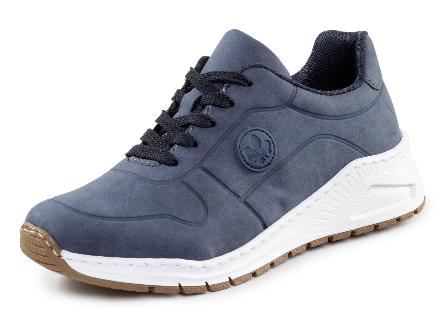 Rieker, stylische Damen-Sneaker, Weite H, mit herausnehmbarem Fußbett, Jeans, Größe 42 von Rieker
