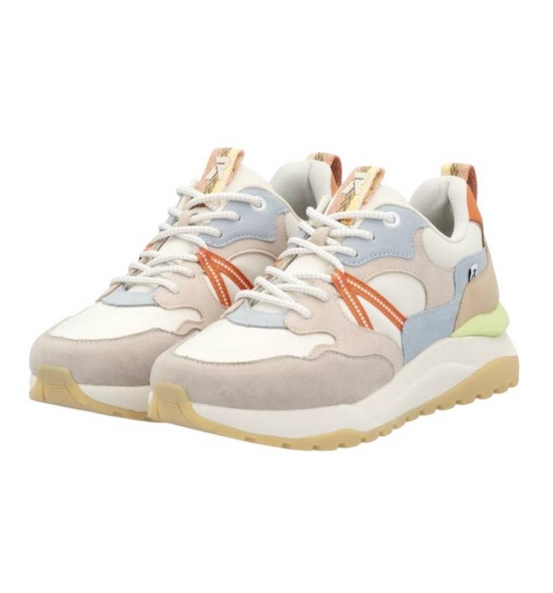 Rieker (Textil) W2501 rosa/bunt Damen Sneaker von Rieker