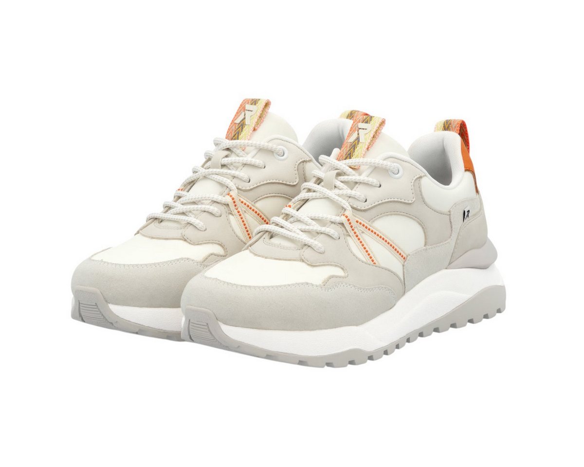 Rieker (Textil) W2501 weiss Damen Sneaker von Rieker