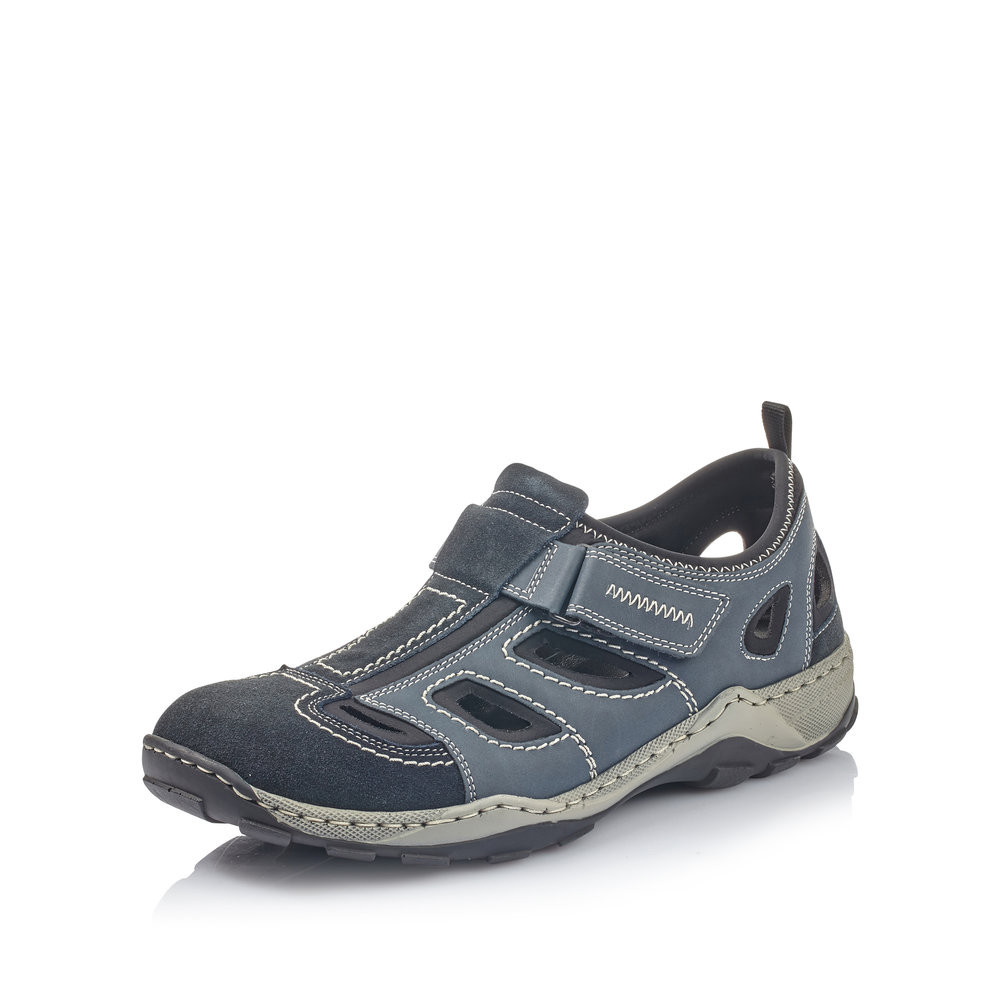 Rieker 08075-14 - Rieker Trekkingschuh Herren Blau von Rieker