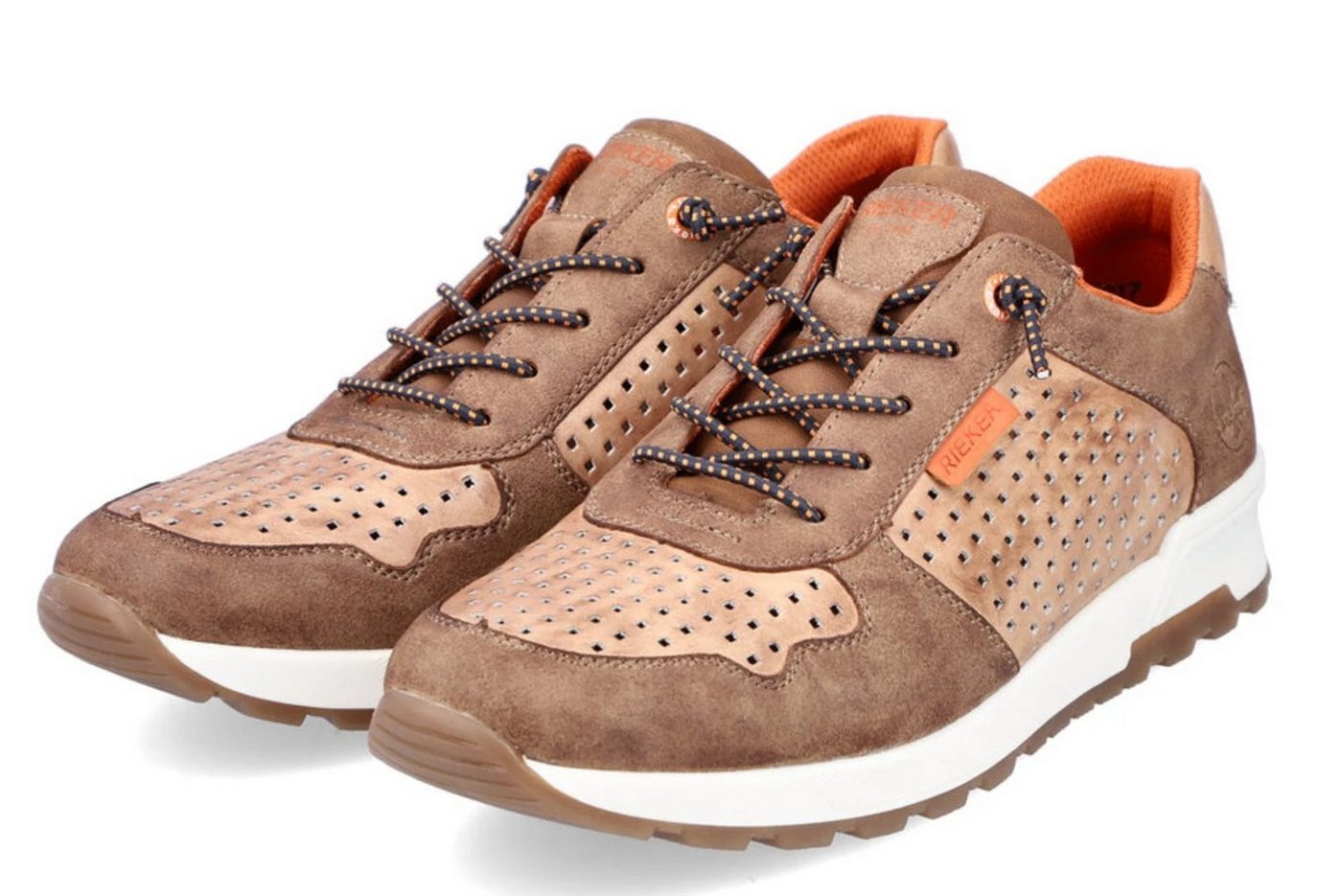 Rieker 15106-20 Slipper hellbraun Herren Sneaker von Rieker