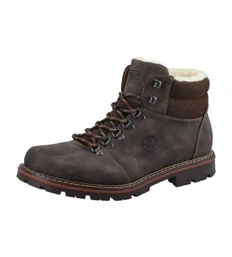 Rieker 37733-26 (Schnürstiefel mit Innenfutter) braun Herren Winterstiefel von Rieker