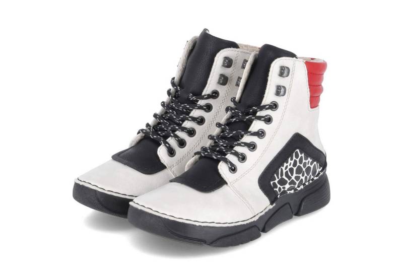 Rieker Rieker 45904-60 Damen Synthetik beige Schnürstiefel von Rieker