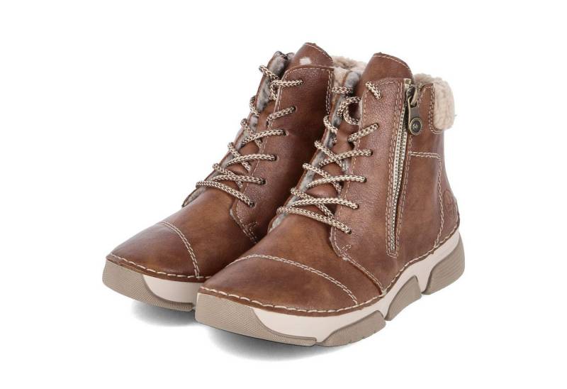 Rieker Rieker 45931-24 Damen Kunstleder braun Winterstiefel von Rieker