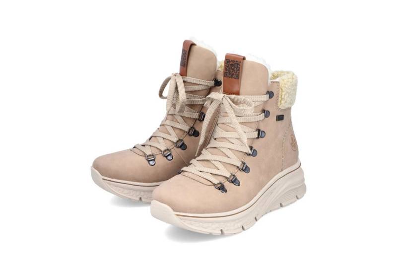 Rieker 48034-20 (Schnürstiefel mit Innenfutter und seitlichen) Winterstiefel von Rieker