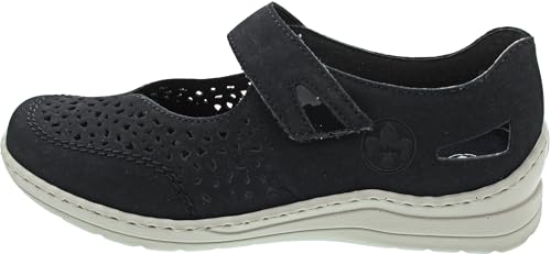 Rieker Ballerina Blau von Rieker