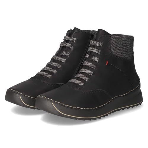 Rieker 51553-00 Schlupfstiefel Synthetik Damen in schwarz - Gr. 37 von Rieker