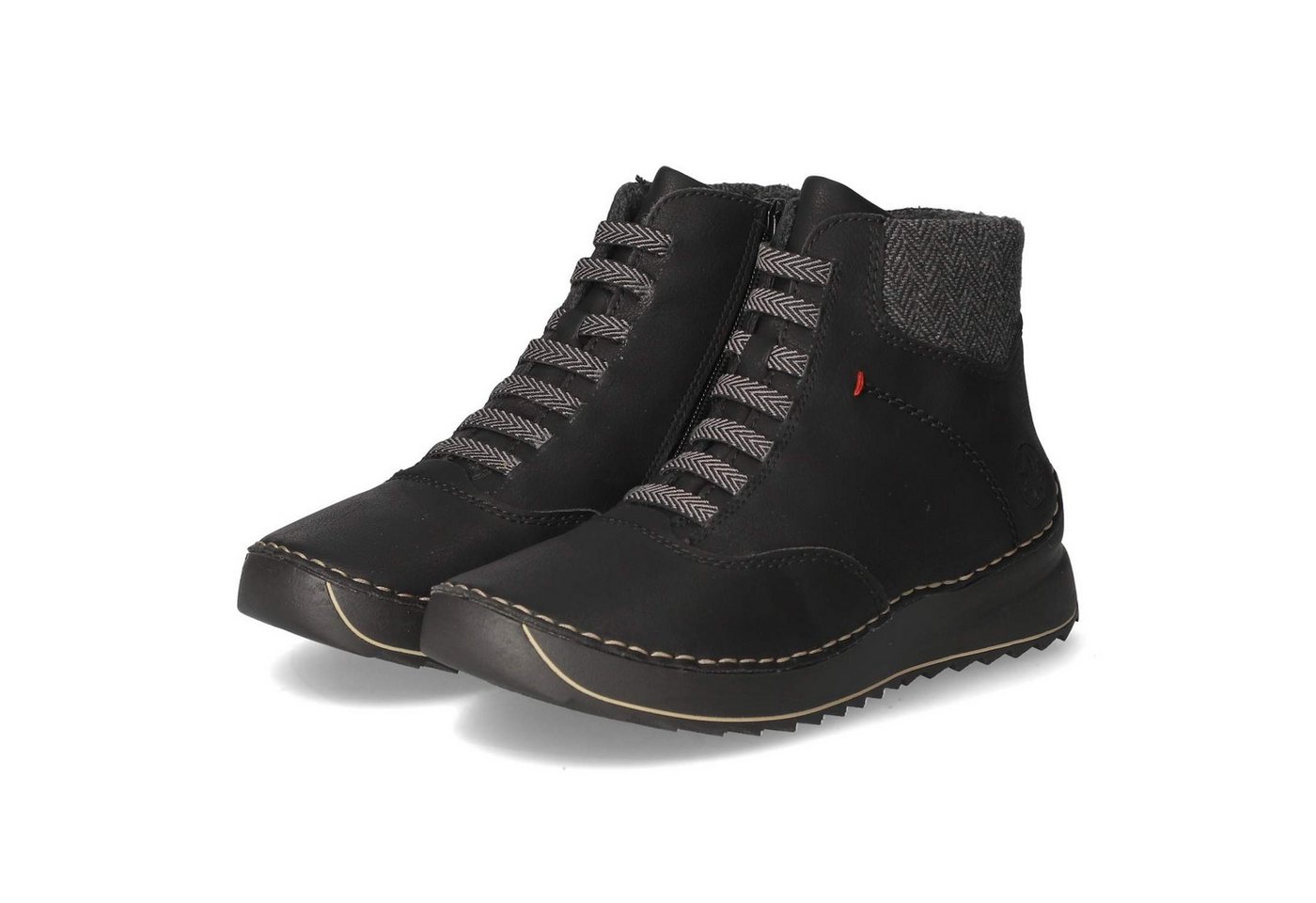 Rieker Rieker 51553-00 Damen Synthetik schwarz Schlupfstiefel von Rieker