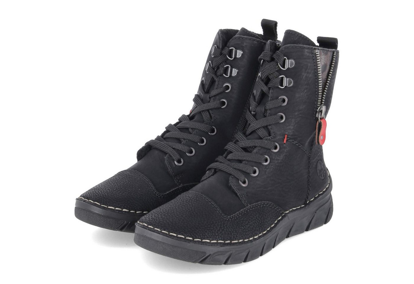 Rieker Rieker 55014-00 Damen Synthetik schwarz Winterstiefel von Rieker