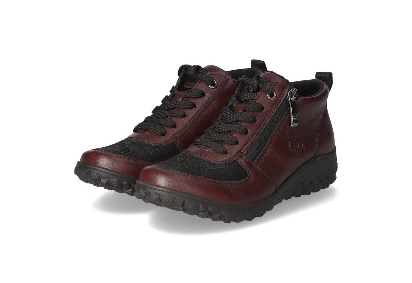 Rieker Rieker 59541-30 Damen Textil & Synthetik rot Schnürstiefel von Rieker