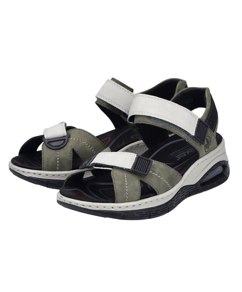 Rieker 67651 grün Damen Sandale von Rieker