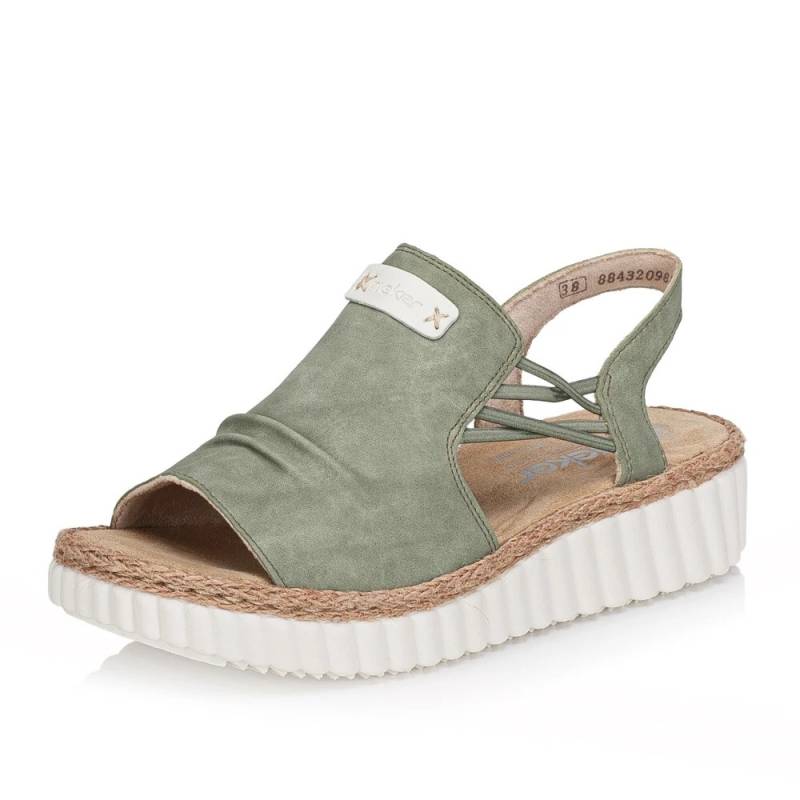Rieker 69262-52 - Rieker Sandalen Grün von Rieker