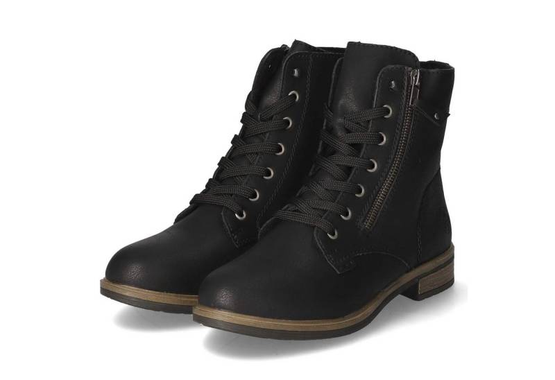 Rieker Rieker 72221-00 Damen Synthetik schwarz Schnürstiefel von Rieker