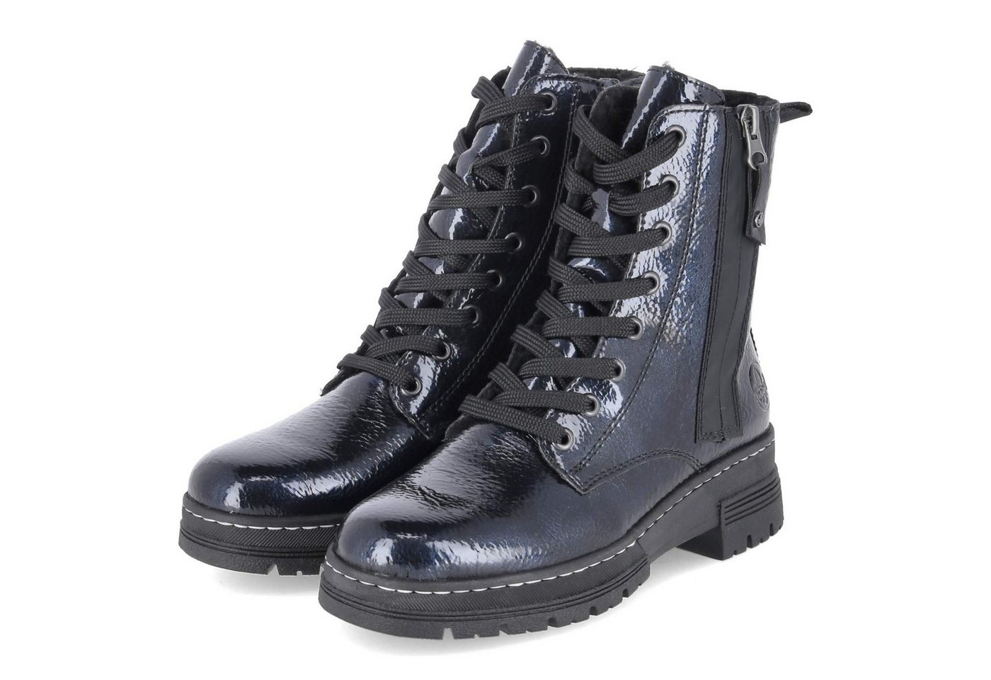 Rieker Rieker 73821-14 Damen Synthetik blau Winterstiefel von Rieker