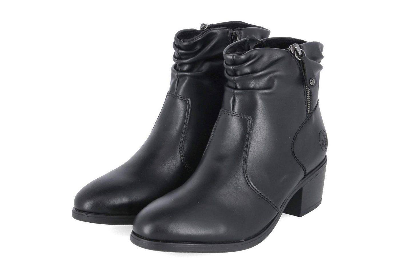 Rieker Rieker 73981-00 Damen Synthetik schwarz Schlupfstiefel von Rieker