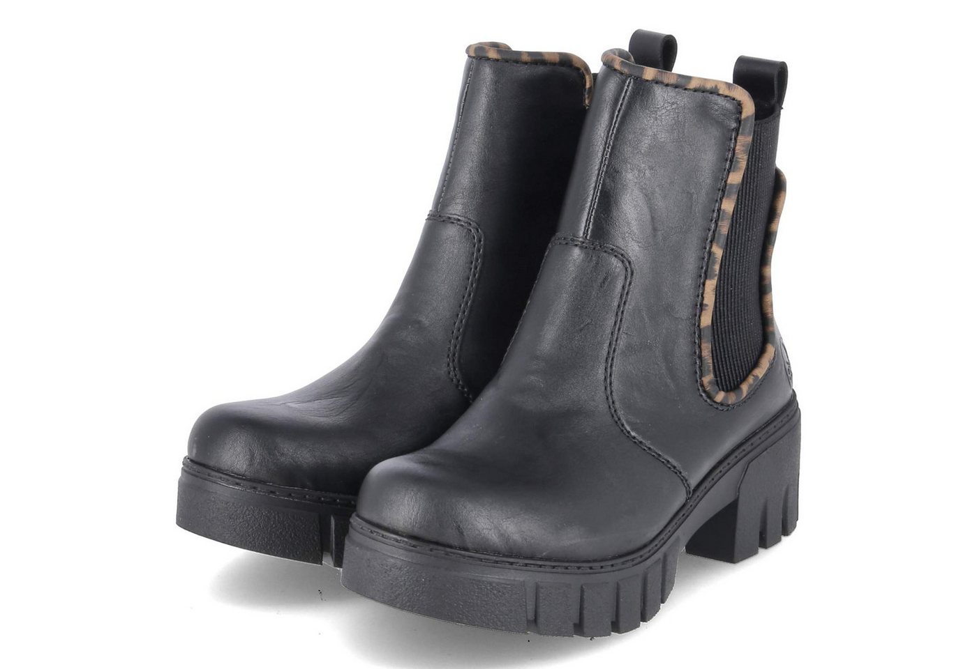 Rieker Rieker 74562-00 Damen Synthetik schwarz Schlupfstiefel von Rieker