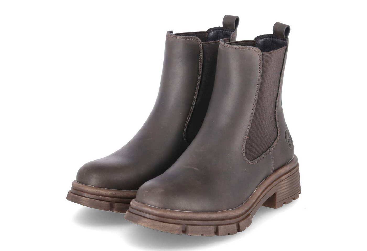 Rieker Rieker 91480-25 Damen Synthetik braun Schlupfstiefel von Rieker