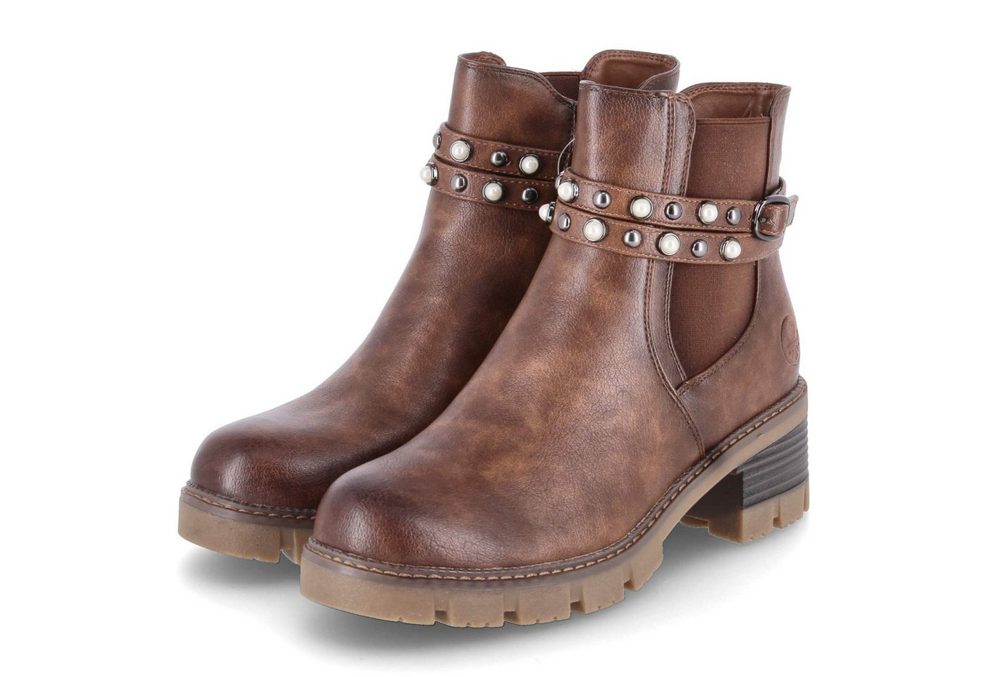 Rieker Rieker 92064-25 Damen Textil & Synthetik braun Winterstiefel von Rieker