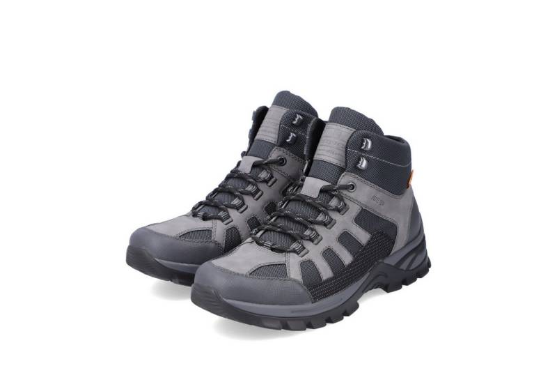 Rieker B6832-45 (Schnürstiefel, wasserabweisend und atmungsaktiv) platingrau Winterstiefel von Rieker