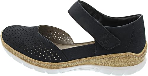 Rieker Ballerina Blau von Rieker