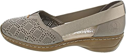 Rieker Ballerina Grau von Rieker