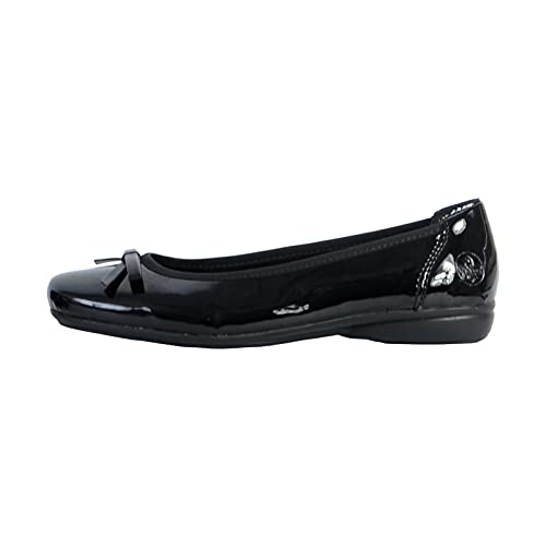 Rieker Ballerina Softlack, Schwarz , 38 EU von Rieker