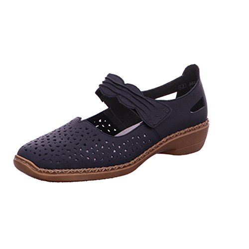 Rieker Damen 41399 Geschlossene Ballerinas, Blau (royal/14), 37 EU von Rieker