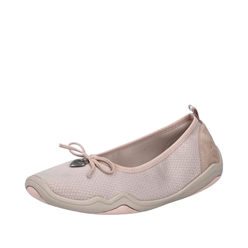 Rieker Damen 45250 Ballerina, Rosa, 36 EU von Rieker