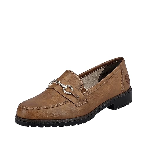 Rieker Damen 51860 Loafer, Braun, 37 EU von Rieker