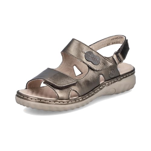 Rieker Damen 60462 Keilsandaletten, Bronze, 42 EU Rieker Damen 60462 Keilsandaletten, Bronze, 42 EU von Rieker