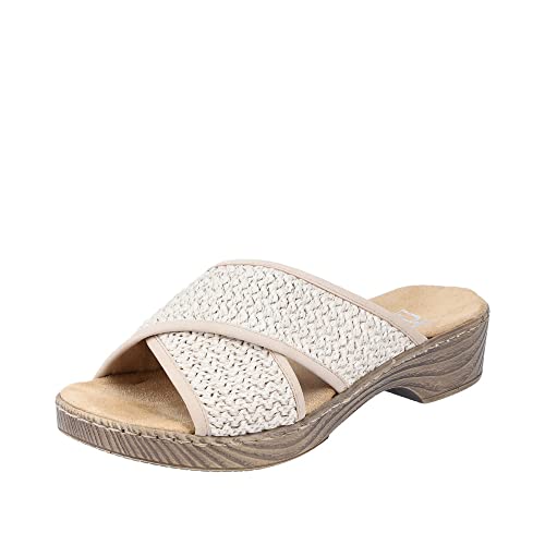 Rieker Damen Pantoletten 62288-60 beige Gr. 36 Rieker Damen Pantoletten 62288-60 beige Gr. 36 von Rieker