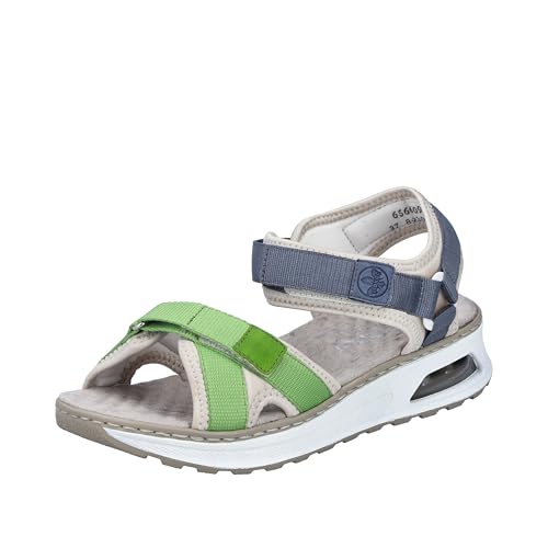 Rieker Damen 65660 Trekkingsandalen, Mehrfarbig, 40 EU von Rieker